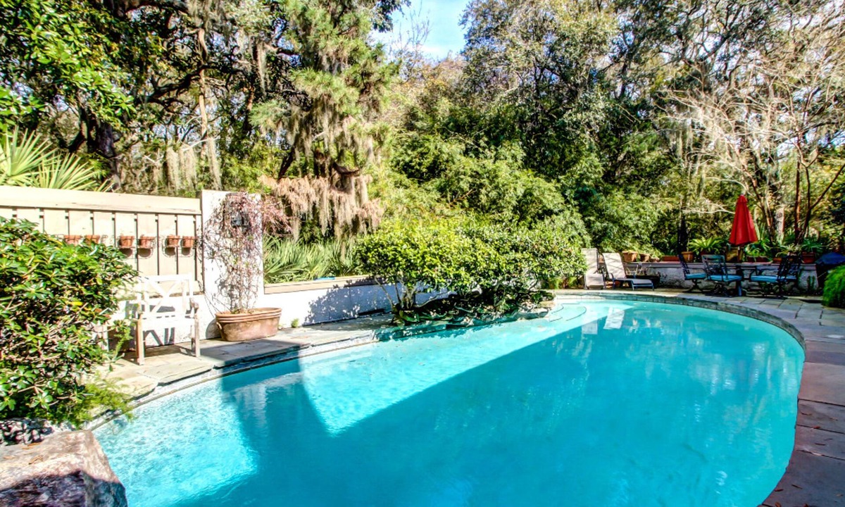 Fernandina Beach House | Beautiful Home with Spacious Living Area, Wrap-Around Deck & Shared Pool