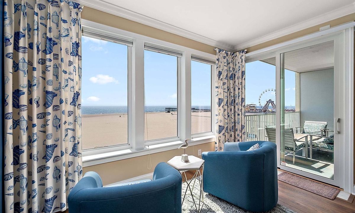 Ocean City Condo | 🏖️Boardwalk Luxury Living Oceanfront Balcony Updated & Fully Equipped 🏖️