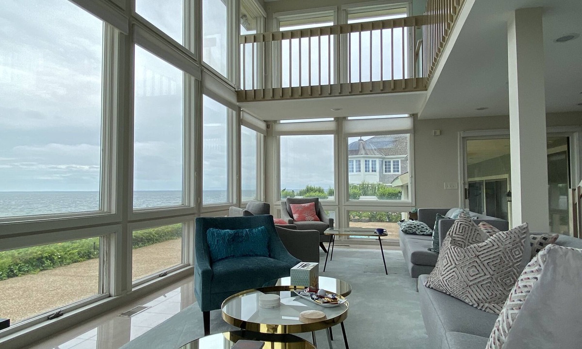 Mashpee House | Breathtaking Oceanfront Home with Pool.