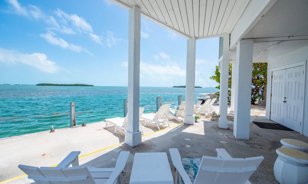 Cudjoe Key House | Direct Oceanfront Cudjoe Key Escape 56' Dock, Ocean Views, Kayaks, Bikes & Pool