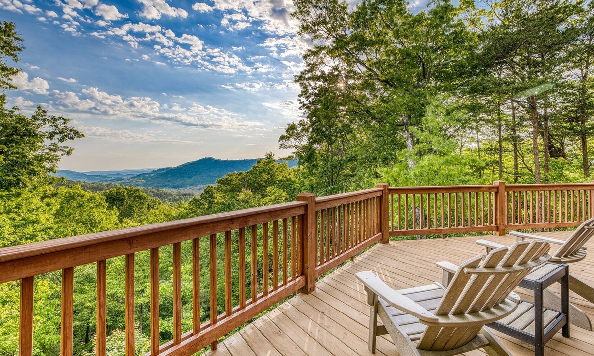 Blue Ridge Cabin | Endless Views, Secluded Cabin Hot Tub & Fireplaces