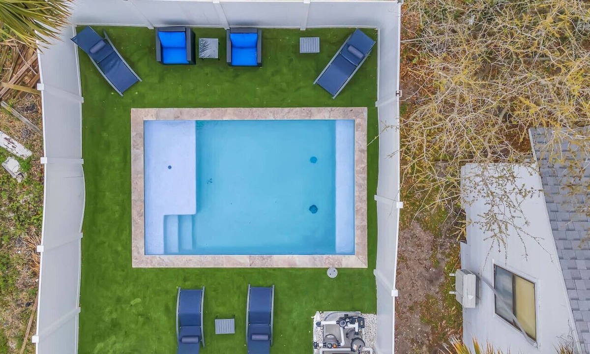 Jacksonville Beach House | Large Group Beach House | Heated Pool, Rooftop Deck & Ocean Views | Walk to Beach + Downtown