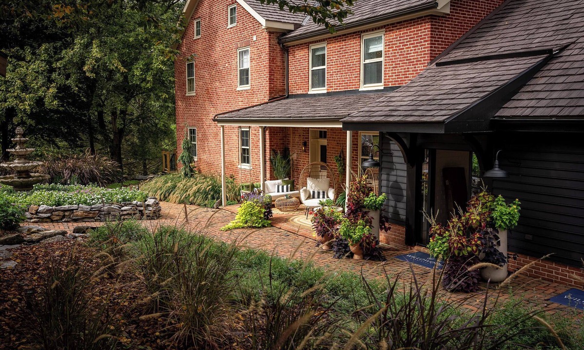 Boonsboro House | Luxury Farmhouse Estate on 66 Private Acres | 5 King Suites | Gardens + Trails