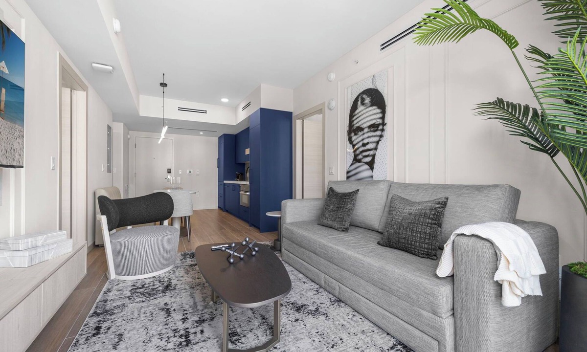 Industrial Section Condo | New Luxury Hotel in the Gables.rooftop pool, 24hr front desk, valet, shops!