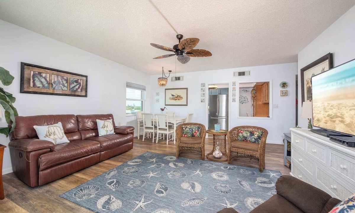 South Patrick Shores Apartment | Oceanfront 2BR-Perfect Beach View Balcony