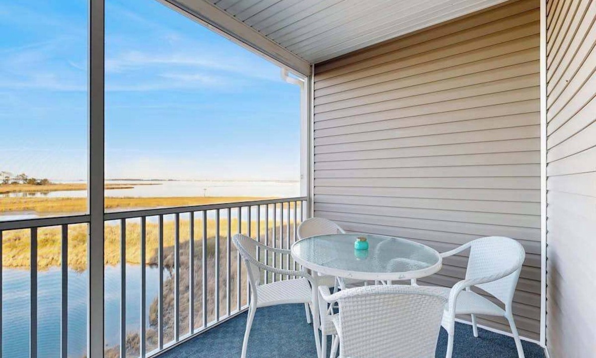Ocean View Condo | Panoramic bayfront escape, near Bethany Beach, pool & amenities
