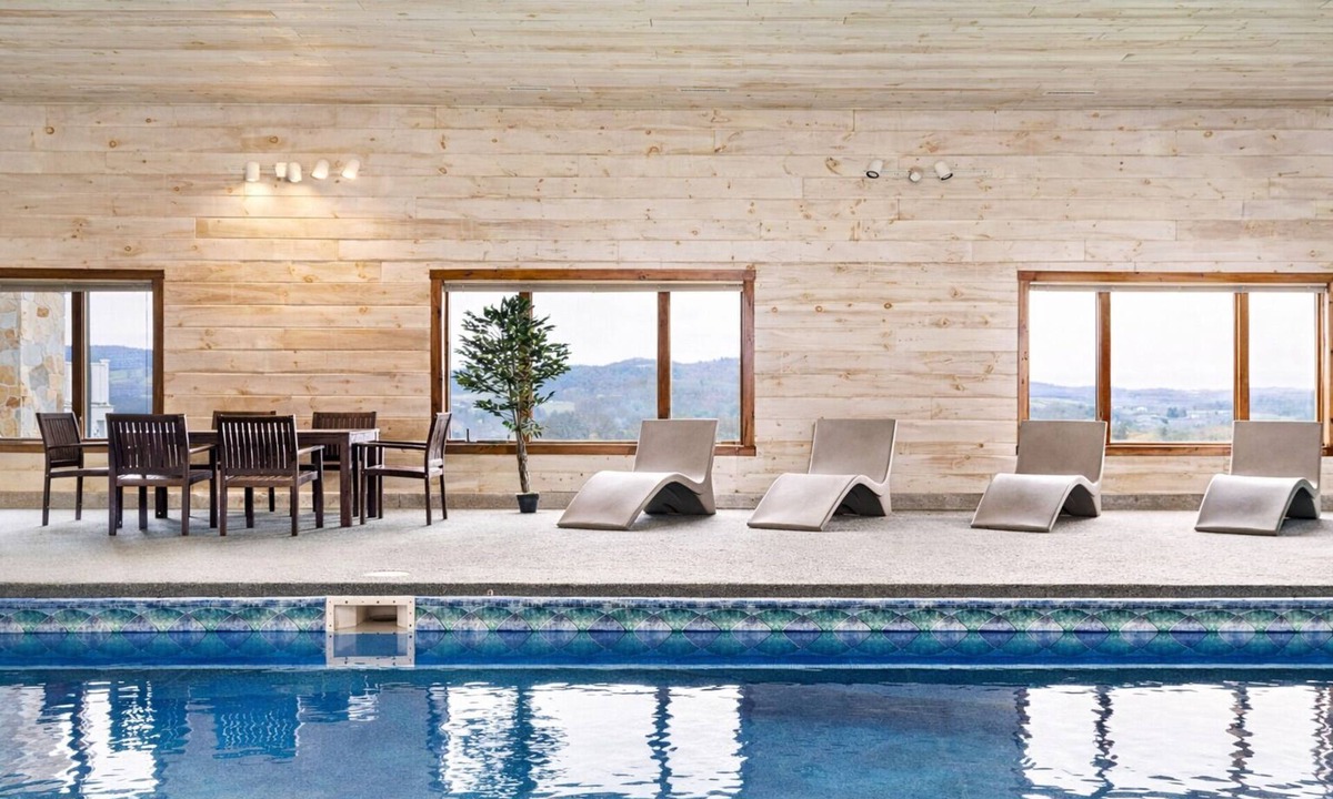 Hoosick Falls House | Private Indoor Heated Pool + Hot Tub + Fire Pit + Pond, on 35 Acres - sleeps 20