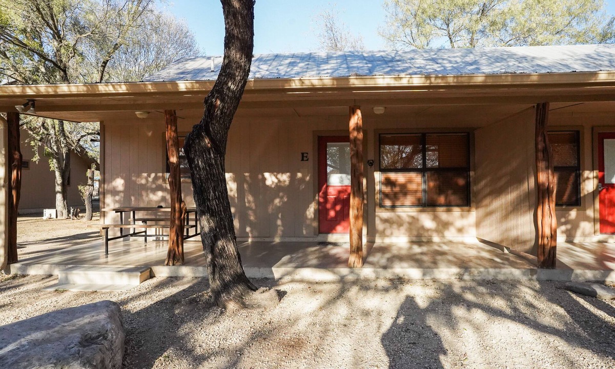 Sabinal Cabin | Riverfront cabin with access to shared pool!