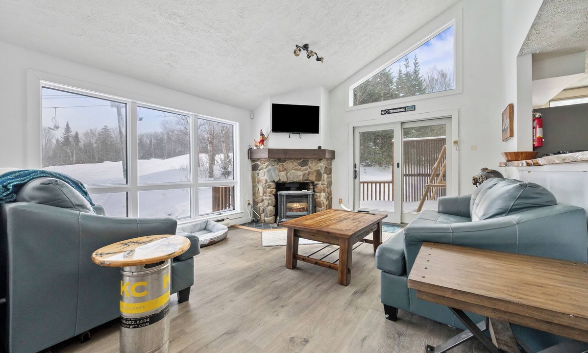 Rangeley Condo | Saddleback | Rock Pond 34 | Ski in/out | Pet friendly