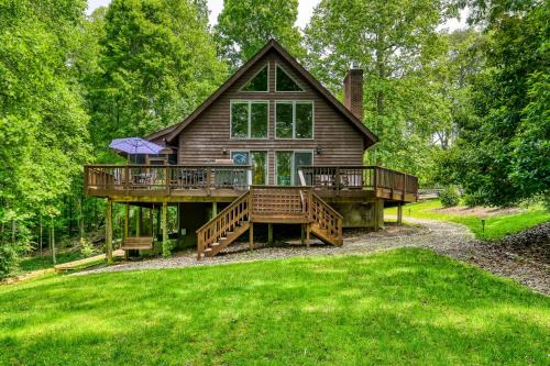 Mineral House | Waterfront cabin with private dock, hot tub, sundeck, outdoor areas, & W/D