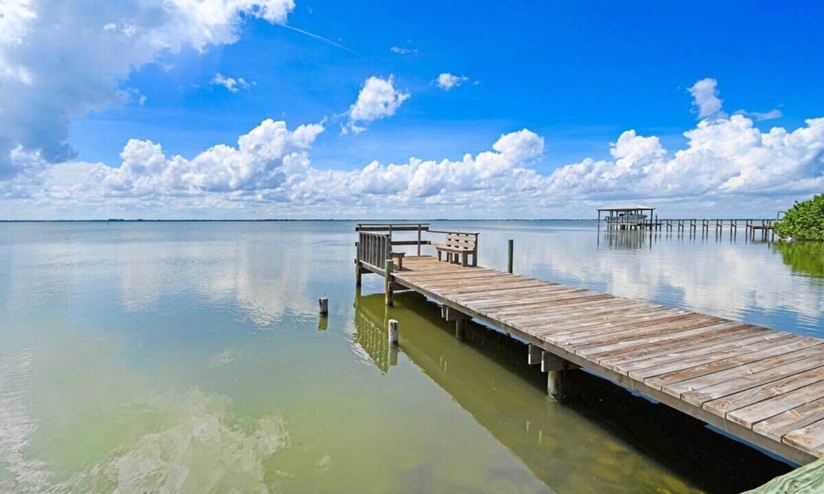 Orlando Beach Apartment | Waterfront Oasis - Private Pier, Walk to Beach!