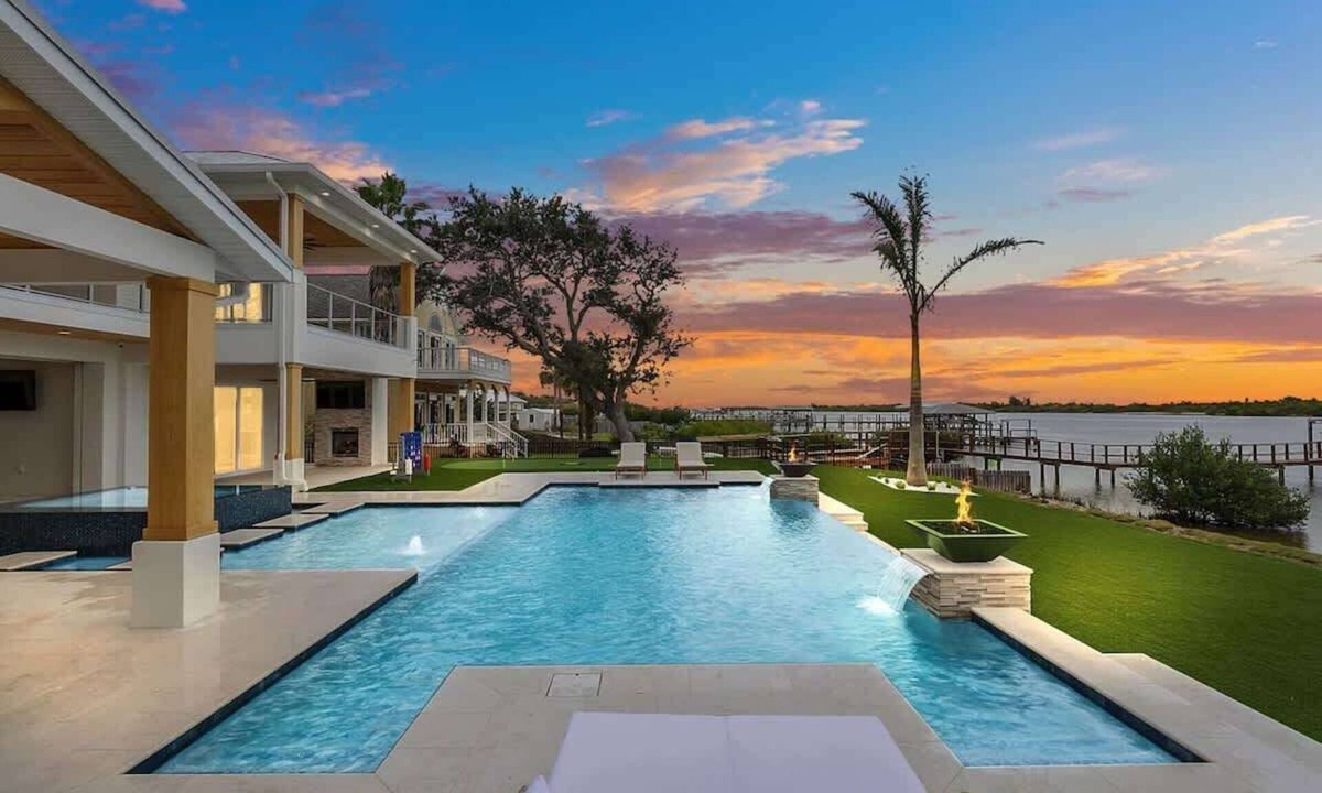 Totem Park House | Waterfront pool paradise near New Smyrna Beach