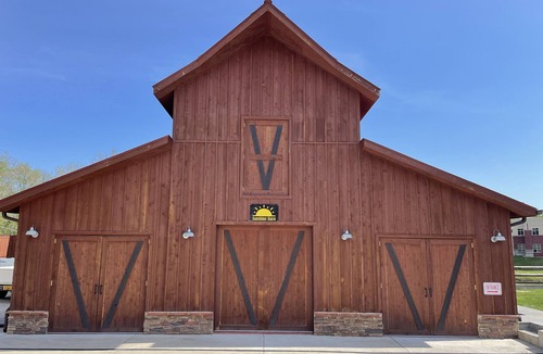 Stafford House | 1 BR barn with custom game room and amazing outdoor space! Swimming pool!