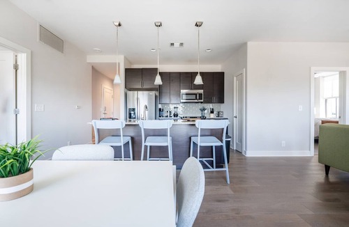 Downtown Baltimore Apartment | 2B/2BA Baltimore Skyline Views · Historic High-Rise