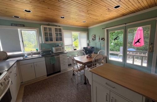 Chebeague Island House | 3 bedroom home right of way to private beach, with deck and enclosed porch