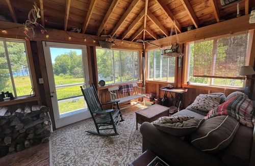 Chebeague Island House | 3 bedroom home right of way to private beach, with deck and enclosed porch