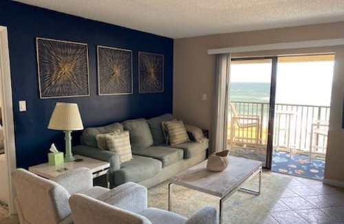 Ormond-by-the-Sea Condo | 3BR/2BA Oceanfront retreat for 6. Spacious, updated, pool,beach & ocean views.