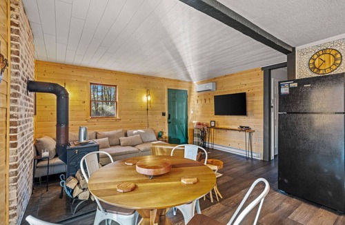 Great Cacapon Cabin | A Humble Abode - Pet Friendly, Fire Pit, Deck, Grill, Wood Stove, Games, Wifi, 6 acres