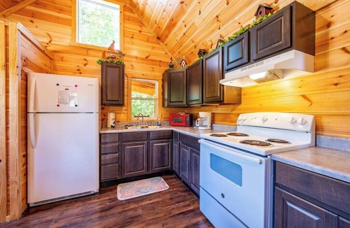 Broken Bow Cabin | Acorn: Sleeps 4, Tiny Cabin, Pets, Near Park/Lake