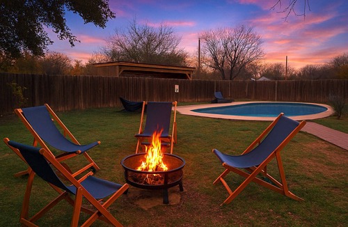 Fredericksburg House | Ask for Promotion Pricing! Hot Tub, Pool, Pets, Near DT, Quiet, Games!