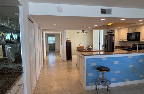 South Patrick Shores Condo | Azure Vista -Unique Spacious Oceanfront Getaway Access to the Water