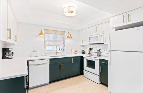 Avon By The Sea Condo | 🌴Beachfront Family Retreat: Pool, Private Balcony & Walk to the Pier