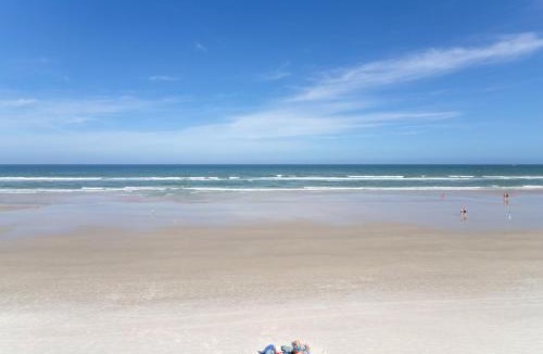 New Smyrna Beach Apartment | Beachfront with large private balcony ~ Shore Villa Condo