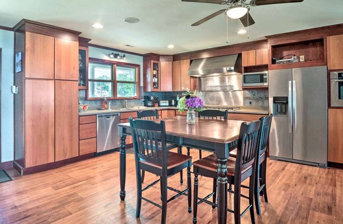 Bowleys Quarters House | Beautiful Middle River Retreat w/ Boat Dock!