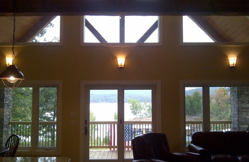 Greers Ferry Cabin | Bellawood Resort #1 Lakefront Cabin with Boat Slip - Unobstructed View!