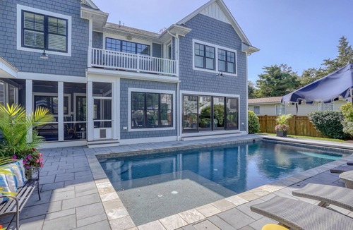 South Rehoboth House | Blue Laurel Rehoboth-Beach House w/Heated Pool | Short Walk to Beach & Downtown