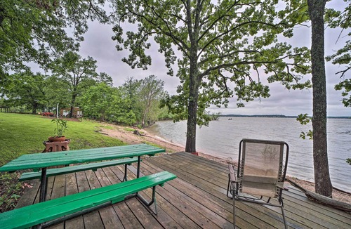 Dennis Apartment | Boat Dock & Fire Pit: 'Sunset Cove' Lakefront Gem