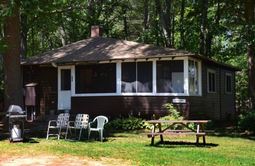 Gilmanton IW Cottage | Brown Camp Lakeside Cottage w/natural sand beach, crystal-clear water! Pets ok