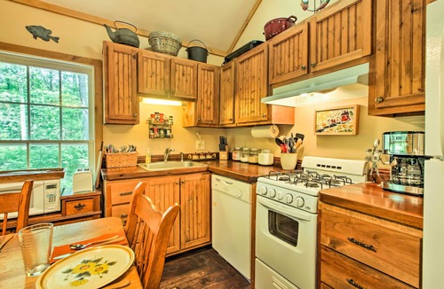 McDowell Cabin | Cabin on Mountain Stream, Surrounded by Forest