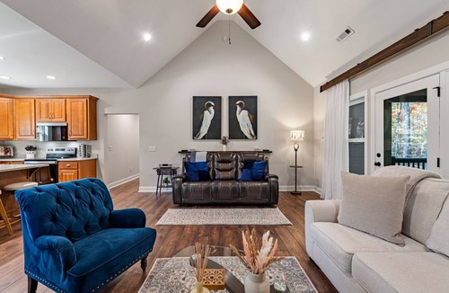 Morganton Cabin | Calm Retreat - Pet Friendly | Hot Tub | Fire Pit