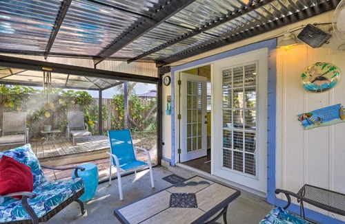 Port Canaveral House | Cape Canaveral Cottage w/Hot Tub: Walk to Beach