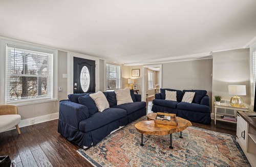 Ridgeway House | Charming 1891 Country Farmhouse: Game Room, Fire Pit, 2 Acres, EV Charger
