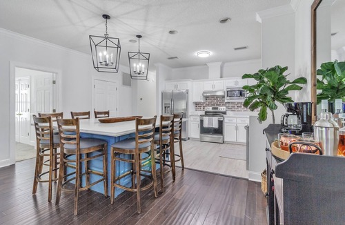 Saint Simons Island House | Coastal Clubhouse | Hot Tub, Game Room & Pet-Friendly Vacation Home
