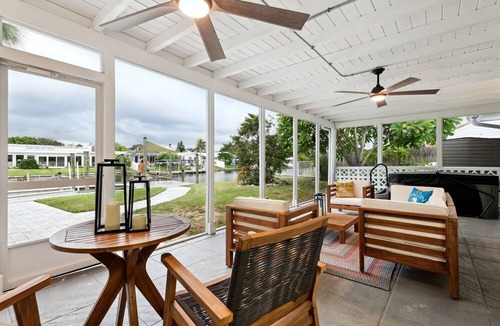 Forest Isles House | Coastal Retreat with Jacuzzi, Dock, and Outdoor Fun in Cocoa Beach, Florida
