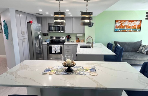 Fort Pierce Shores Condo | Completely Remolded Relaxing Beach View Condo
