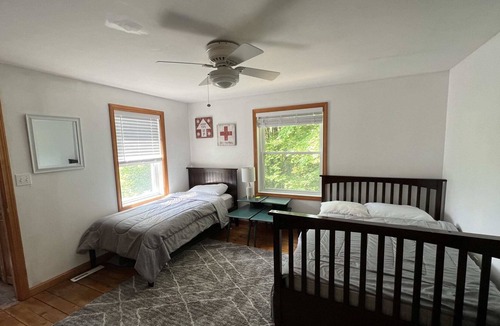 Newbury House | Cozy A-Frame: Rustic Charm & Modern Comfort