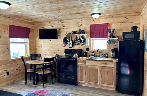 Sangerville Cabin | Cozy cabin rental located on the atv & snowmobile trail. Family & Pet friendly