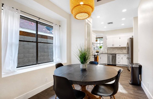 Lowe Estates House | Cozy Gilbert Escape with Hot Tub, BBQ & Fire Pit