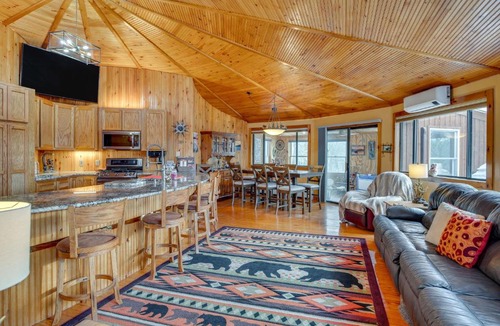 The Bays House | Dock & Beach Access: Scenic Lake Ossipee Cabin!