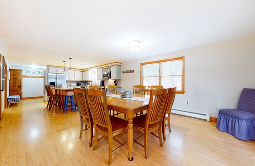 The Bluffs House | Dog-friendly home with firepit, screened porch, deck & association beach
