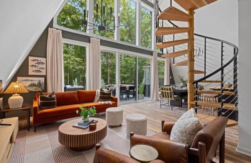 Berkeley Springs House | Frog Hollow - A-Frame & Hot Tub - Stay with Branch