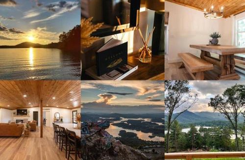 Hiawassee House | Glamp House Lake and Mountain Views Hot Tub by Hiawassee Glamping