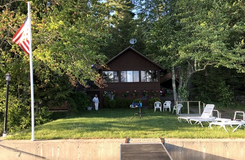 Dedham House | Gorgeous Lakefront House Rental facing South on Green Lake in Dedham, Maine