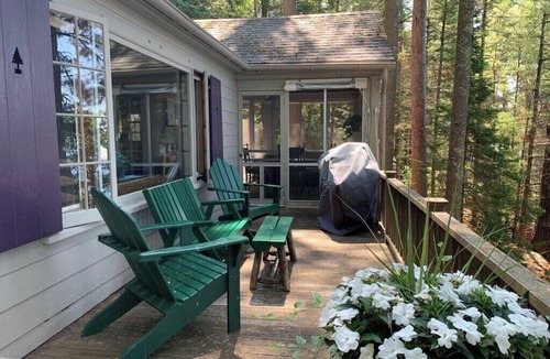 Melvin Village Cabin | Hidden Gem on Melvin Bay | Cozy Cabin Beneath the Trees