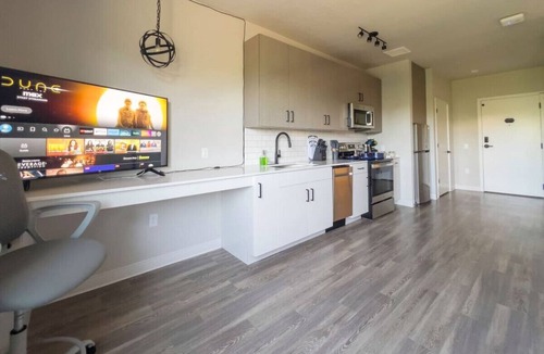 Boise Apartment | Iconic Nike Studio + Romantic Canopy Glow