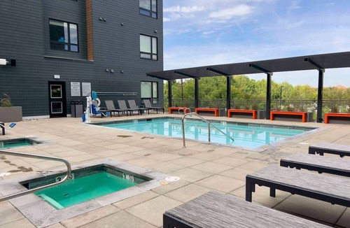 Boise Apartment | Iconic Nike Studio + Romantic Canopy Glow